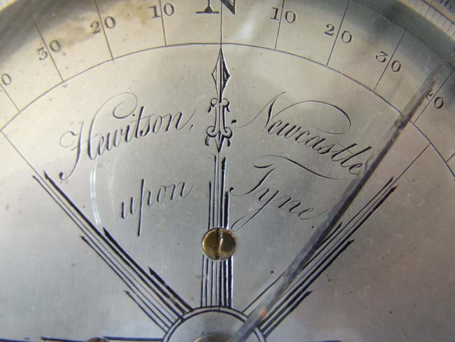 A Wonderful antique boxed Surveyor's Compass by John Hewitson, Newcastle upon Tyne, circa 1844-1856 — image 4